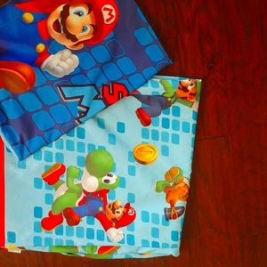 Super Mario sheet with pillow case